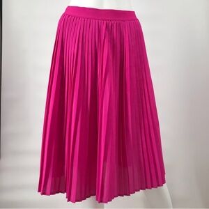 Vibrant Pink a.n.d. Accordion Pleat Skirt